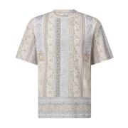 Etro T-shirt med Paisley-mönster Multicolor, Herr