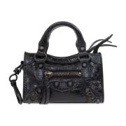 Balenciaga Charm Le City Mikroväska Charm Black, Dam