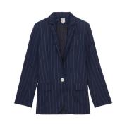 Ines De La Fressange Paris Bruna Jacket Blue, Dam