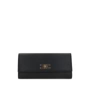 Elisabetta Franchi Elegant Nero Clutch Väska Black, Dam