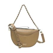 Michael Kors Halvmåne Pochette Crossbody Väska Brown, Dam