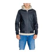 Jack & Jones Jacka med polyuretan sammansättning för män Black, Herr