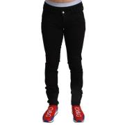 Dolce & Gabbana Elegant Svart Skinny Jeans Black, Herr