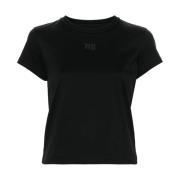 Alexander Wang Dam T-shirts & Polo i Svart Black, Dam