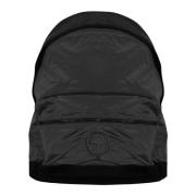 Stone Island Metall Nylon Ryggsäck med dragkedjefickor Black, Herr