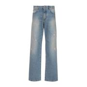 Balmain Blå Jeans för Män Blue, Herr