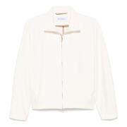 Max Mara Vit Plava Elegant Klänning White, Dam