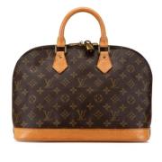 Louis Vuitton Vintage Pre-owned Canvas handvskor Brown, Dam