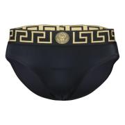 Versace Medusa Greca Simbaddräkt Black, Herr