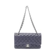 Chanel Vintage Pre-owned Laeder chanel-vskor Blue, Dam