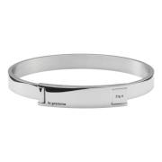 Le Gramme Minimalistiskt Silverarmband Montage Gray, Unisex