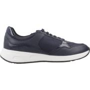 Geox Stiliga Sneakers för vardagsbruk Blue, Dam