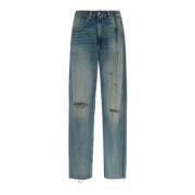 MM6 Maison Margiela Jeans med slitna effekter Blue, Dam