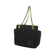 Chanel Vintage Pre-owned Bomull chanel-vskor Black, Dam