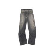 Acne Studios Svart Trafalgar Denim Jeans Black, Dam