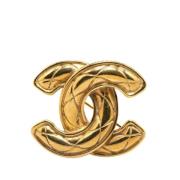 Chanel Vintage Pre-owned Guld chanel-smycken Yellow, Dam