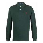 Polo Ralph Lauren Heather Långärmad Stickad Tröja Green, Herr