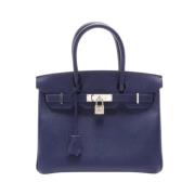 Hermès Vintage Pre-owned Laeder handvskor Blue, Dam