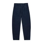 Lemaire Indigo Denim Arbetsbyxor Blue, Herr