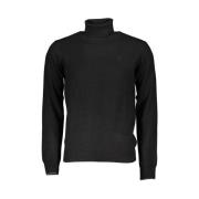 North Sails Miljvnlig Svart Polyamid Turtleneck Trja Black, Herr