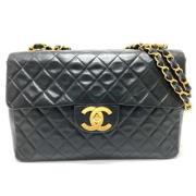 Chanel Vintage Pre-owned Laeder chanel-vskor Black, Dam