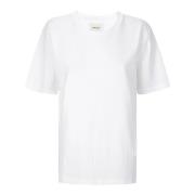 Khaite Kortärmad T-shirt White, Dam