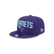 New Era Lila Hornets NBA Patch Keps Purple, Herr