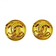 Chanel Vintage Pre-owned Guld chanel-smycken Yellow, Dam