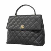 Chanel Vintage Pre-owned Laeder chanel-vskor Black, Dam