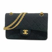 Chanel Vintage Pre-owned Bomull chanel-vskor Black, Dam