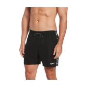 Nike Svarta Logo Tape Volley Shorts Black, Herr