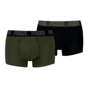 Puma Everyday Trunk Boxers i Khaki/Svart Multicolor, Herr