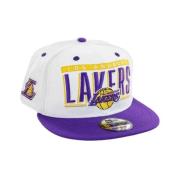 New Era Vit Lakers Retro Title Keps White, Herr