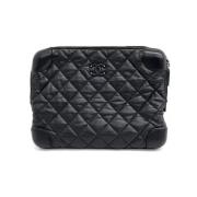 Chanel Vintage Pre-owned Laeder kuvertvskor Black, Dam