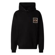 Ellesse Svart Loose Fit Hoody Bareli Stil Black, Herr