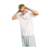 Fred Perry Vit Laurel Wreath Grafisk T-shirt White, Herr