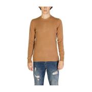 Gianni Lupo Brun Stickad Tröja Pullover Höst/Vinter Kollektion Brown, ...