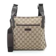 Gucci Vintage Pre-owned Canvas gucci-vskor Brown, Dam