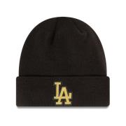 New Era Metallic Badge Beanie Losdod Black, Unisex