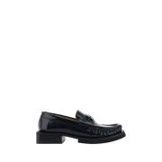 Ganni Fjäril Loafers med Blockklack Black, Dam