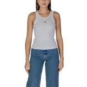 Calvin Klein Jeans Vita Bomullstoppar & T-shirt Damkollektion White, D...