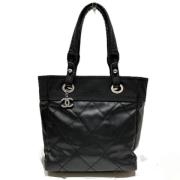 Chanel Vintage Pre-owned Canvas chanel-vskor Black, Dam