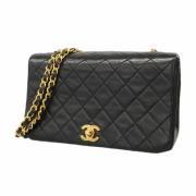 Chanel Vintage Pre-owned Laeder axelremsvskor Black, Dam