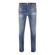 Dsquared2 Stretch Bomullsblandning Skinny Fit Jeans Blue, Herr