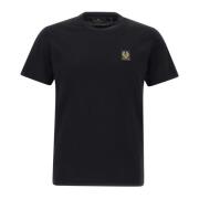 Belstaff Bomulls-T-shirt med Phoenix-logotyp Black, Herr