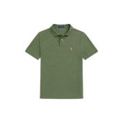 Polo Ralph Lauren Anpassad Slim Fit Kortärmad Polo Green, Herr