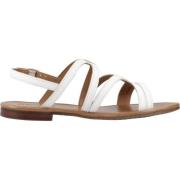 Geox Eleganta platta sandaler White, Dam