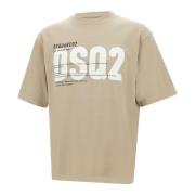 Dsquared2 Beige Stilren Mode Skjorta Beige, Herr