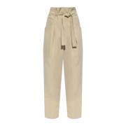 IRO Byxor Varina Beige, Dam