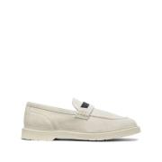 Brunello Cucinelli Beige Platta Skor Mandel Tå Slip-On Beige, Dam